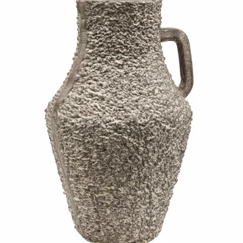 Clearance WOOOD Tabia Vaas Aluminium Donkerbruin