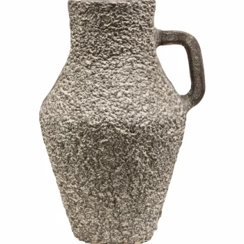 Clearance WOOOD Tabia Vaas Aluminium Donkerbruin