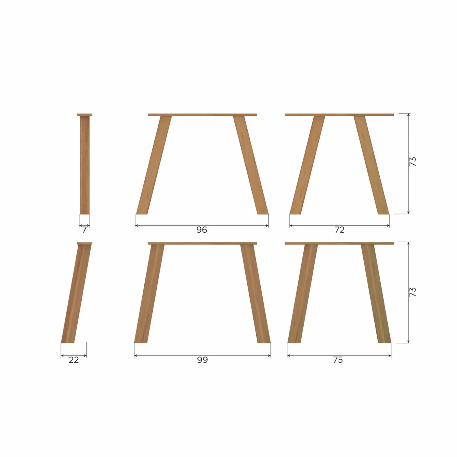 tablo-eettafel-deens-ovaal-dl-HqDFRdWY-7.webp New WOOOD Tablo Eettafel Deens Ovaal DL 220x100 Cm Transparant