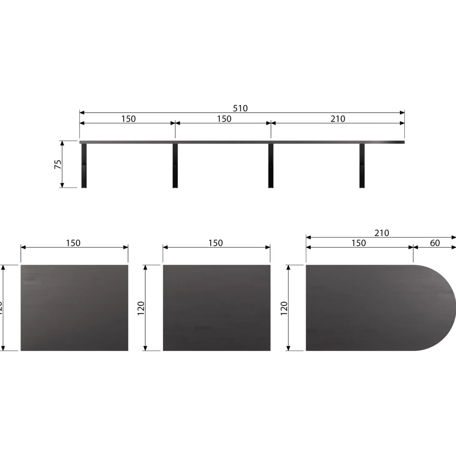 tablo-lungo-eindblad-rond-esse-qOFFYqkP-7.webp Outlet WOOOD Tablo Lungo Eindblad Rond Essen Incl. Stekkerdoos