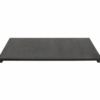 Fashion WOOOD Tablo Lungo Tussenblad Essen Blacknight Mat