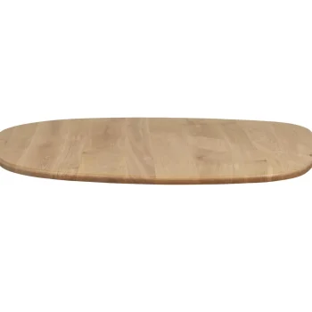 Outlet WOOOD Tablo Tafelblad Eiken Naturel Organisch 130x130 Cm