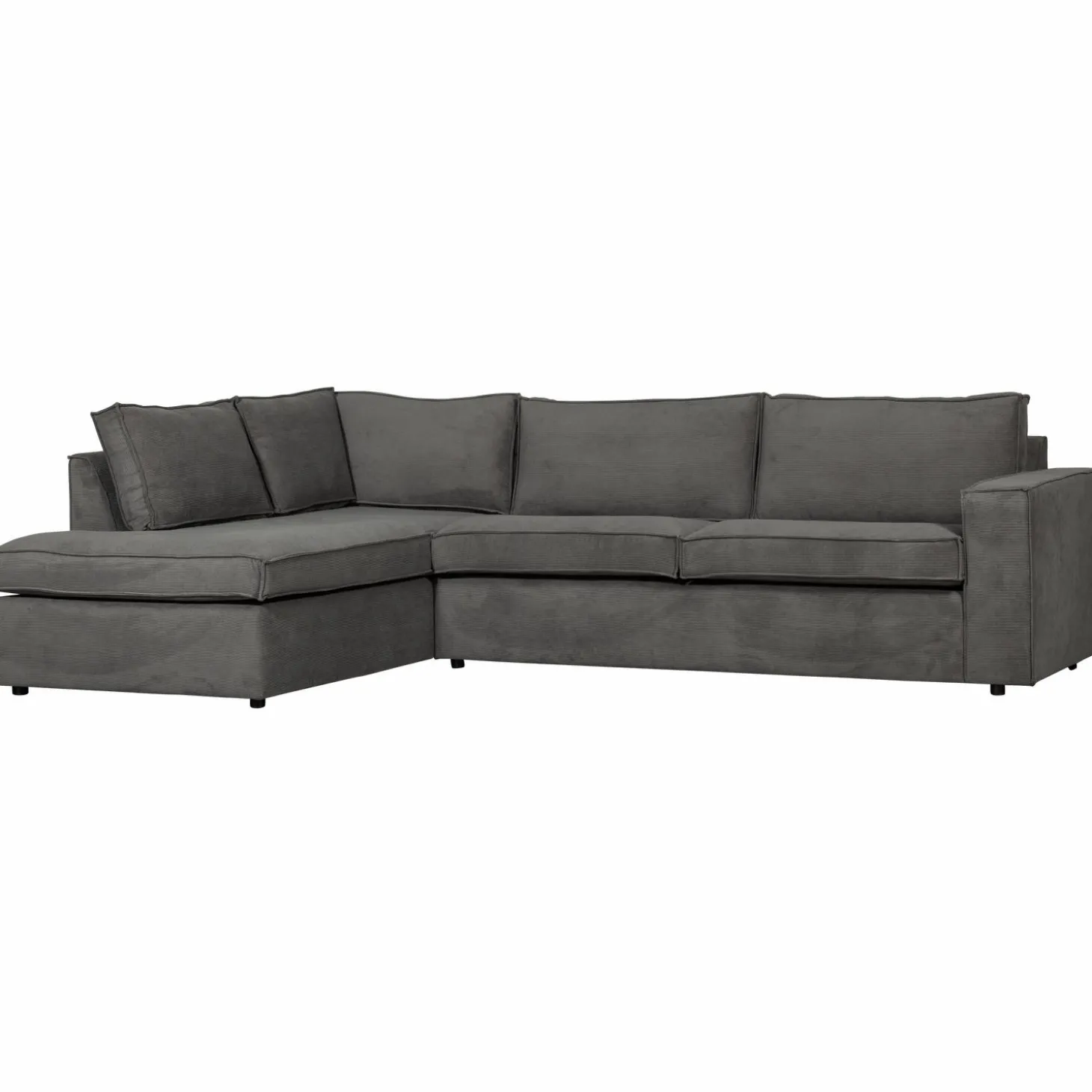 thomas-hoekbank-ribstof-links-uIjGqUht-0.webp Clearance WOOOD Thomas Hoekbank Ribstof Links Donkergrijs