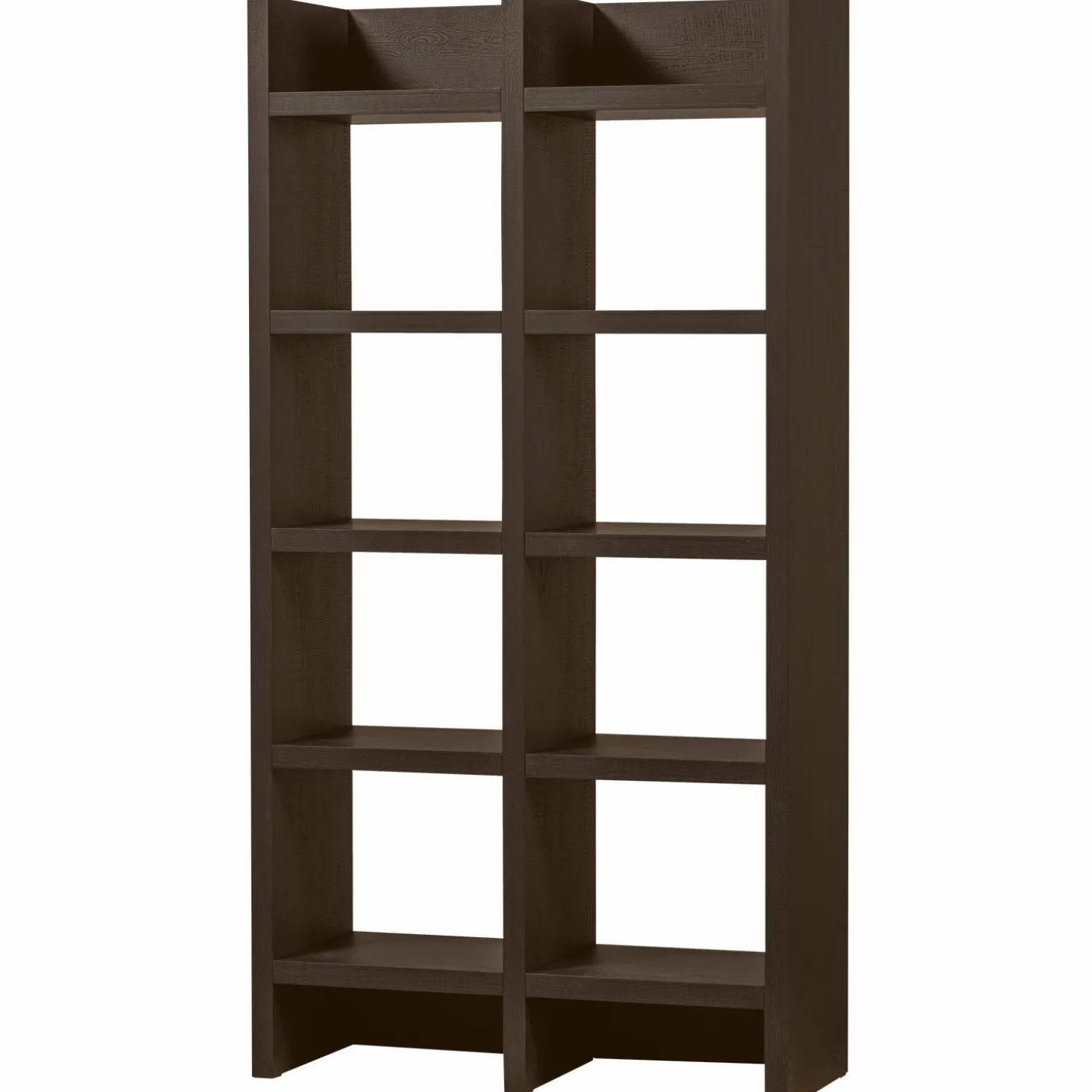timo-open-kast-mdf-donkerbruin-GJlHAcpB-0.webp Outlet WOOOD Timo Open Kast Mdf Donkerbruin 195x100x40 Cm