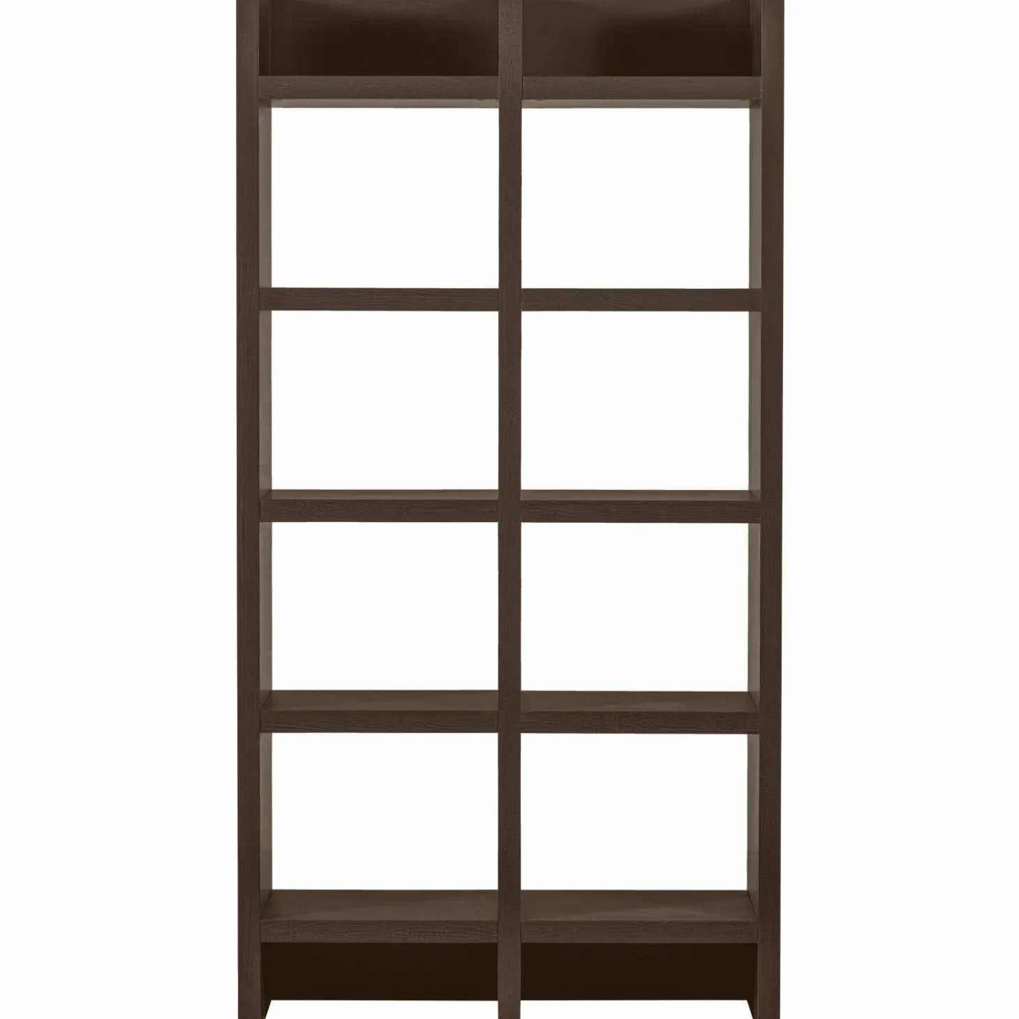 timo-open-kast-mdf-donkerbruin-GJlHAcpB-1.webp Outlet WOOOD Timo Open Kast Mdf Donkerbruin 195x100x40 Cm