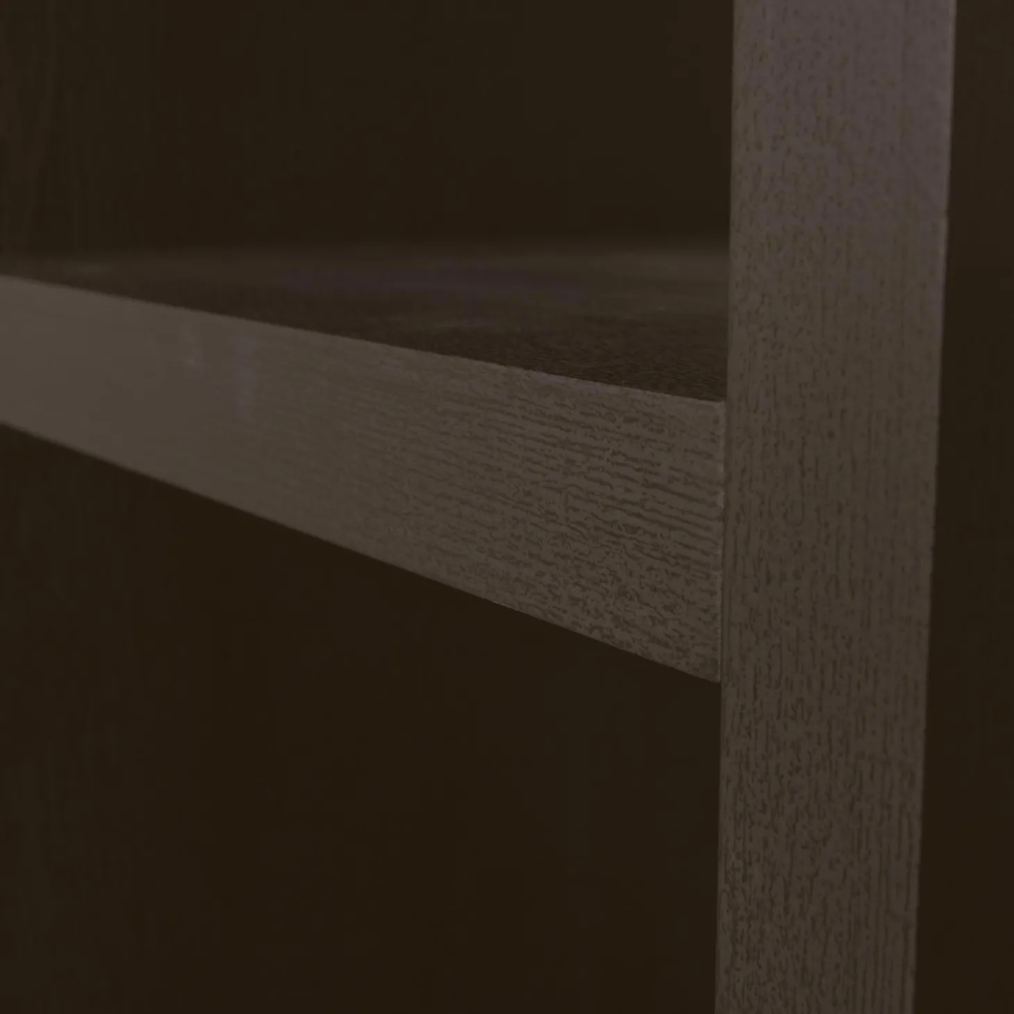 timo-open-kast-mdf-donkerbruin-GJlHAcpB-5.webp Outlet WOOOD Timo Open Kast Mdf Donkerbruin 195x100x40 Cm