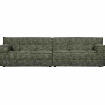 Outlet WOOOD Timor 4-zits Bank Warm Groen Melange