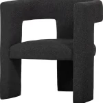 Best WOOOD Tiwa Fauteuil Bouclé Donkergrijs