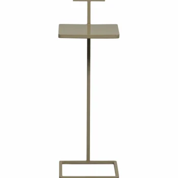 Hot WOOOD Toste Bijzettafel Metaal Donker Zand Donkerzand