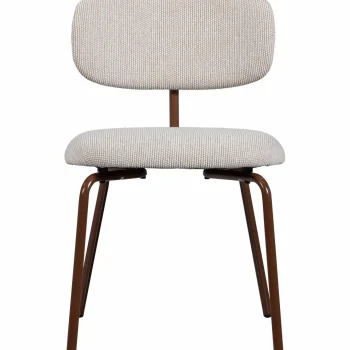 New WOOOD Travis Eetkamerstoel Off White