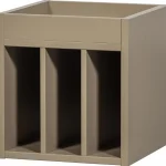 Clearance WOOOD Turner Platenkast Grenen Mud