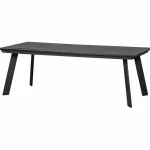 Sale WOOOD Veerle Tuintafel Aluminium/polywood Antraciet 220x100 Cm