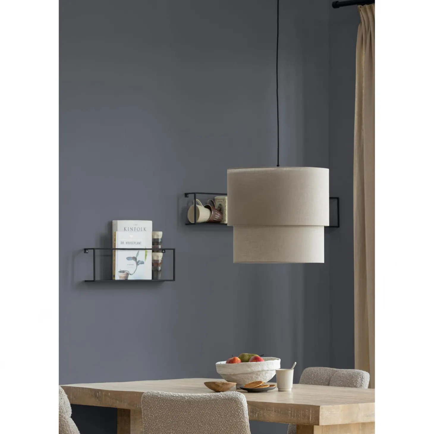 vinny-draaistoel-boucl-zand-lymahgtt-3.webp Outlet WOOOD Vinny Draaistoel Bouclé Zand