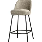 Sale WOOOD Vogue Barstoel 65 Cm Structure Velvet Wheatfield