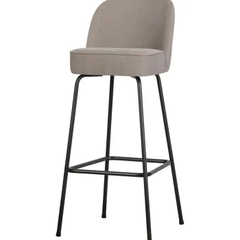 Fashion WOOOD Vogue Barstoel 80 Cm Geweven Stof Zand