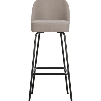 Fashion WOOOD Vogue Barstoel 80 Cm Geweven Stof Zand