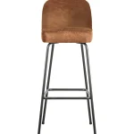 Online WOOOD Vogue Barstoel 80 Cm Leer Cognac