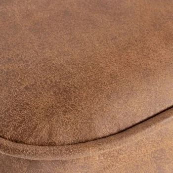 Online WOOOD Vogue Barstoel 80 Cm Leer Cognac