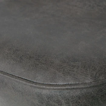 New WOOOD Vogue Barstoel 80 Cm Leer Zwart