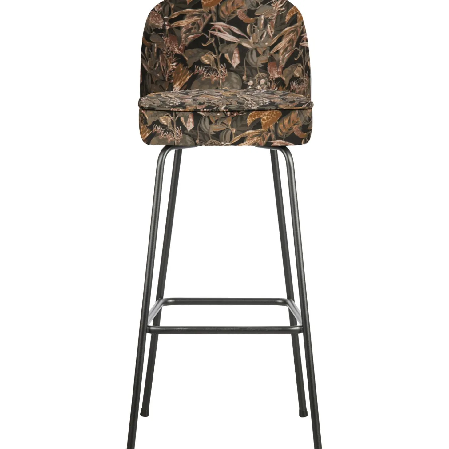 vogue-barstoel-80-cm-velvet-bo-mxCEnhcB-0.webp Sale WOOOD Vogue Barstoel 80 Cm Velvet Bouquet Zwart