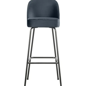 Sale WOOOD Vogue Barstoel 80 Cm Velvet Groen Blauw