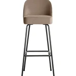 Hot WOOOD Vogue Barstoel 80 Cm Velvet Khaki