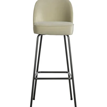 Outlet WOOOD Vogue Barstoel 80 Cm Velvet Pistache