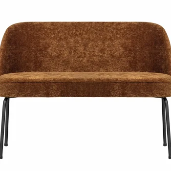 Discount WOOOD Vogue Eetbank 3D Chenille Middenbruin