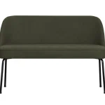 Discount WOOOD Vogue Eetbank Geweven Stof Warm Groen