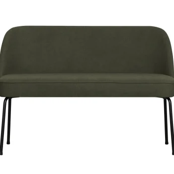 Discount WOOOD Vogue Eetbank Geweven Stof Warm Groen