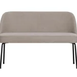 Fashion WOOOD Vogue Eetbank Geweven Stof Zand