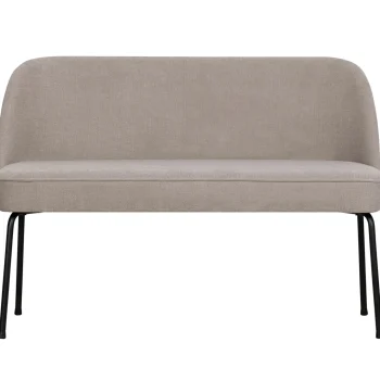 Fashion WOOOD Vogue Eetbank Geweven Stof Zand