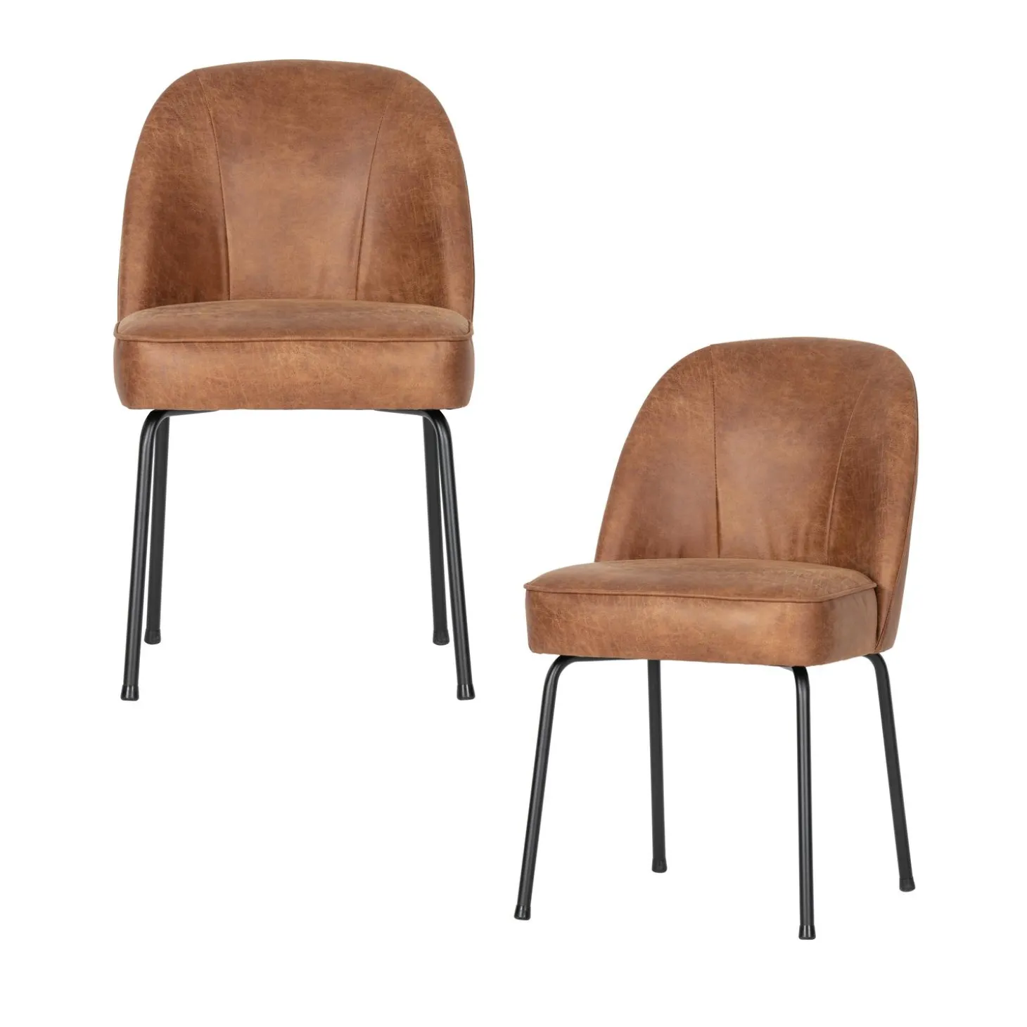 vogue-eetkamerstoel-leer-cogna-pCHPorFa-5.webp Sale WOOOD Vogue Eetkamerstoel Leer Cognac