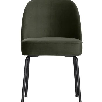 Online WOOOD Vogue Eetkamerstoel Velvet Donkergroen