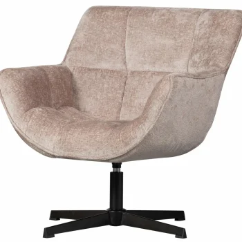 Fashion WOOOD Wibo Draaifauteuil Taupe