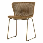 Hot WOOOD Wings Tuinstoel - Set Van 2 Honinggeel