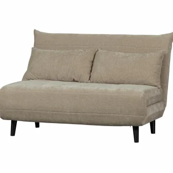 Hot WOOOD Xem 1-persoons Slaapbank Velvet Naturel